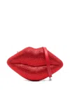 Simon Miller Crystal-embellished Clutch Bag In Red