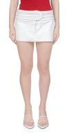 SIMON MILLER DAHL MINI SKIRT WHITE