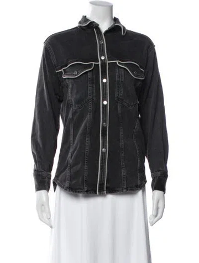 Pre-owned Simon Miller Denim Jacket In Grey