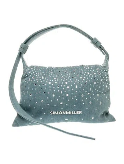 Pre-owned Simon Miller Denim Top Handle Bag In Blue