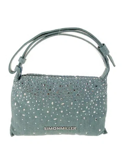 Pre-owned Simon Miller Denim Top Handle Bag W/ Tags In Blue