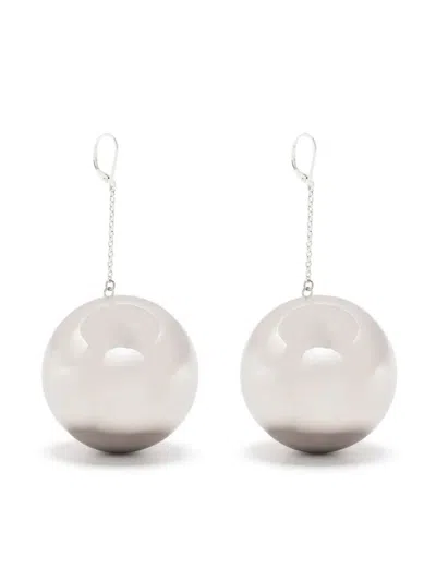 Simon Miller Disco Drop Earrings In Silver