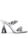 Simon Miller Dome Stud Verner Heel In Silver In Silver