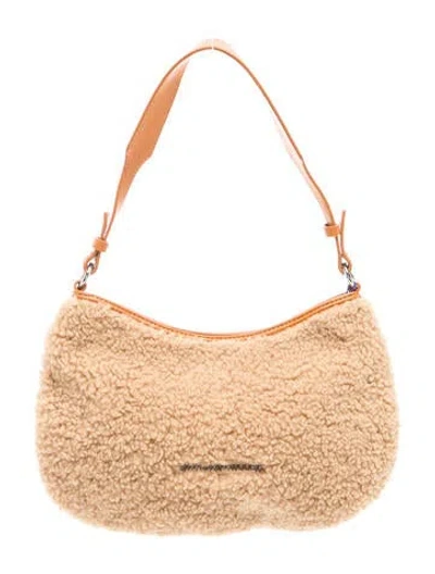 Pre-owned Simon Miller Faux Fur Shoulder Bag In Neutral