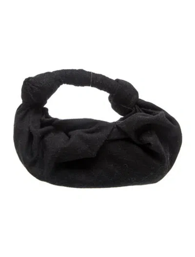 Pre-owned Simon Miller Felt Top Handle Bag In Black