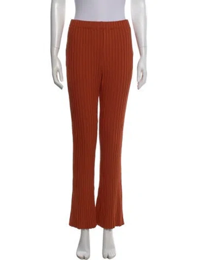 Pre-owned Simon Miller Flared Pants In Orange