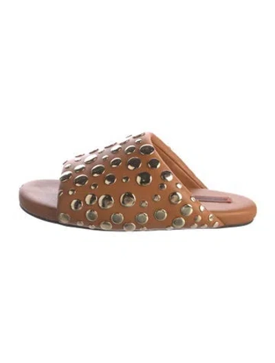 Pre-owned Simon Miller Flat Sandals In Brown