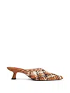 Simon Miller Knotted Gala Mule Kitten Heel In Multi