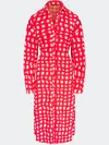 Simon Miller Gingham Midi Dress In Red