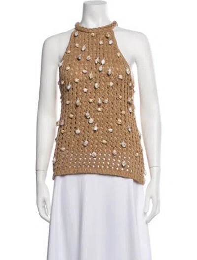 Pre-owned Simon Miller Halterneck Sweater In Brown