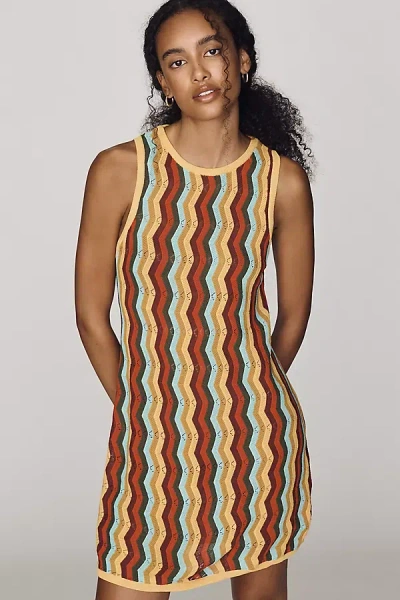 Simon Miller Hazel Knit Mini Dress In Multi