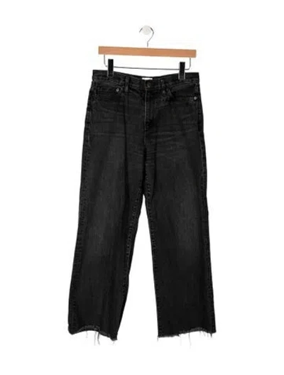Pre-owned Simon Miller High-rise Straight Leg Jeans In Black
