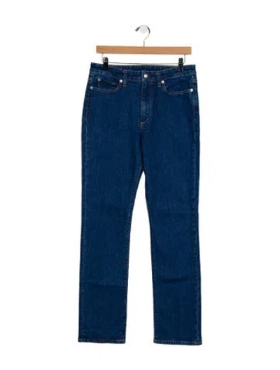 Pre-owned Simon Miller High-rise Straight Leg Jeans In Blue