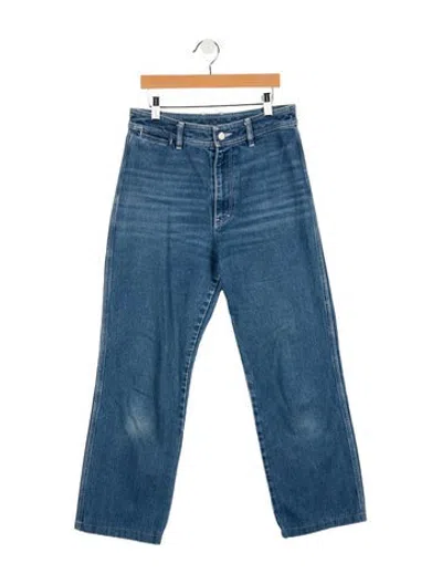 Pre-owned Simon Miller High-rise Straight Leg Jeans In Blue