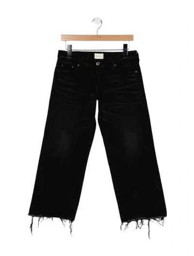 Pre-owned Simon Miller High-rise Wide Leg Jeans In Black