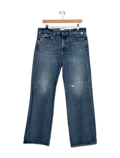 Pre-owned Simon Miller High-rise Wide Leg Jeans In Blue