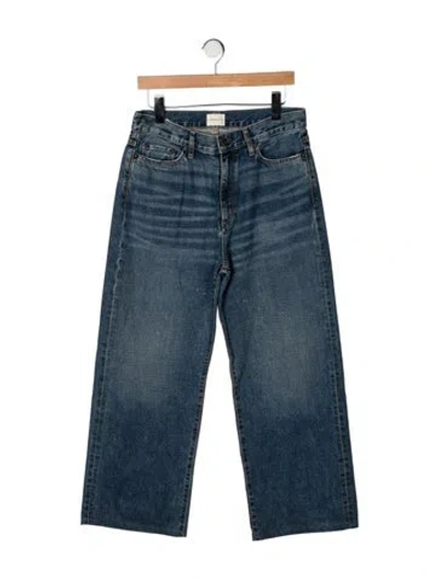 Pre-owned Simon Miller High-rise Wide Leg Jeans In Blue