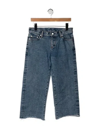 Pre-owned Simon Miller High-rise Wide Leg Jeans In Blue