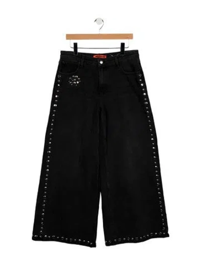 Pre-owned Simon Miller High-rise Wide Leg Jeans In Blue