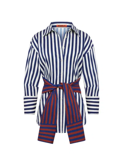 Simon Miller Inna Striped Shirt In Black