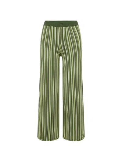 Simon Miller Jabber Palazzo Pants In Green