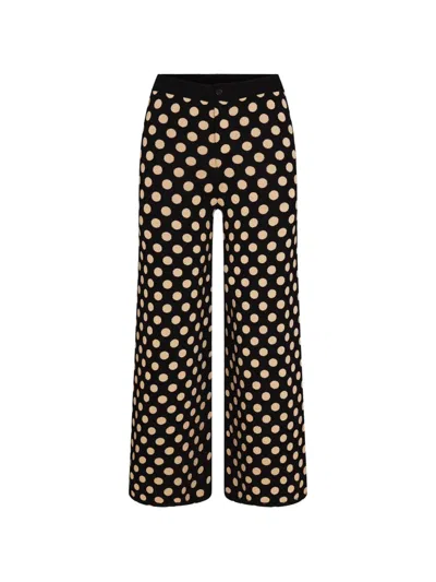 Simon Miller Jabber Polka-dot Trousers In Brown