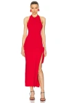 Simon Miller Junjo Knit Dress In Retro Red
