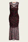 Simon Miller Kinny Mesh Dress In Lip Print
