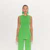 SIMON MILLER KNITS BY JABBER PANT IN GUMMY GREEN