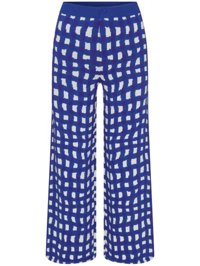 Simon Miller Knits By Jabber Trousers In Blue