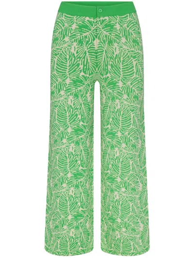 Simon Miller Knits By Jabber Trousers In Green
