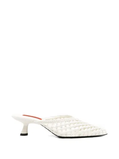 Simon Miller Knotted Gala Mule In White