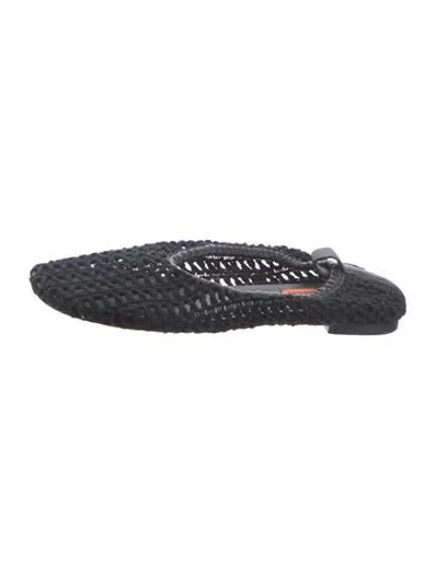 Pre-owned Simon Miller Lace Pattern Ballet Flats In Blue