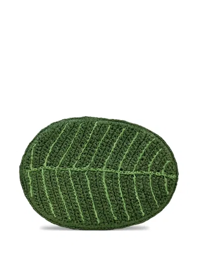 Simon Miller Leaf Clutch Bag In Green