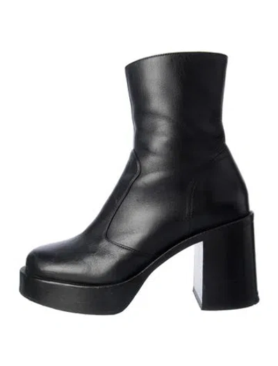 Pre-owned Simon Miller Leather Boots In Black