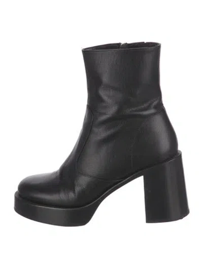 Pre-owned Simon Miller Leather Boots In Black