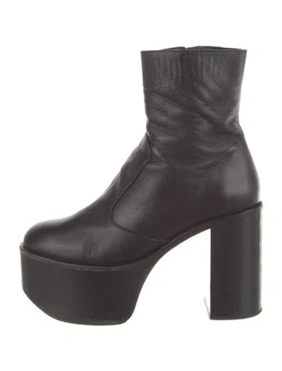 Pre-owned Simon Miller Leather Boots In Black