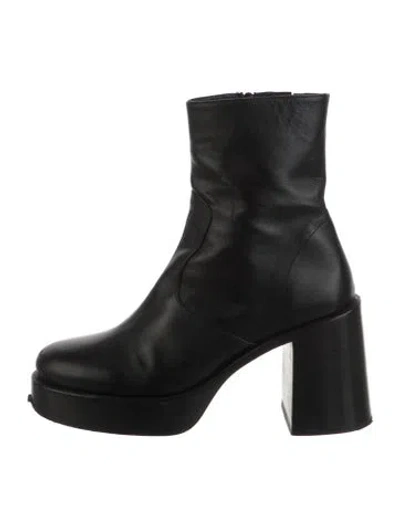 Pre-owned Simon Miller Leather Boots In Black