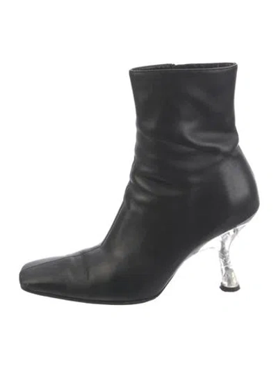 Pre-owned Simon Miller Leather Boots In Black