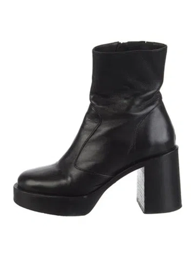 Pre-owned Simon Miller Leather Boots In Black