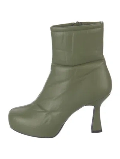 Pre-owned Simon Miller Leather Boots In Green