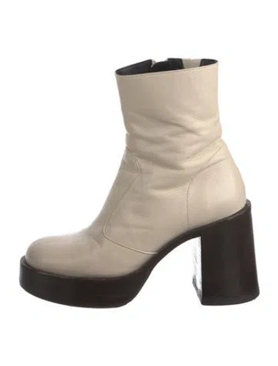 Pre-owned Simon Miller Leather Boots In Neutral