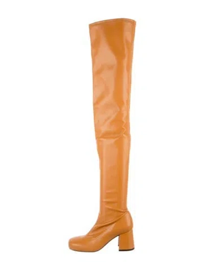 Pre-owned Simon Miller Leather Boots In Orange
