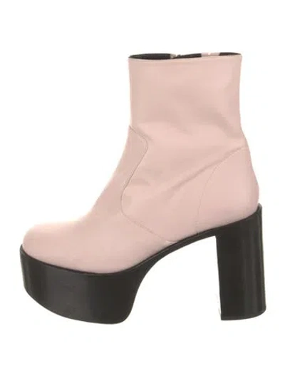 Pre-owned Simon Miller Leather Boots In Pink