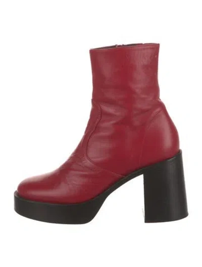 Pre-owned Simon Miller Leather Boots In Red