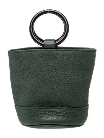 Pre-owned Simon Miller Leather Bucket Bag In Green