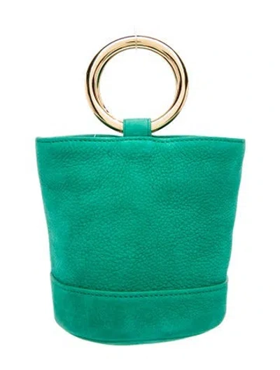 Pre-owned Simon Miller Leather Bucket Bag In Green