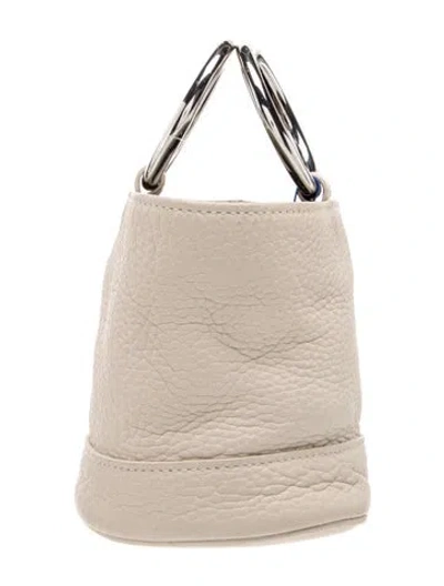 Pre-owned Simon Miller Leather Bucket Bag In Neutral