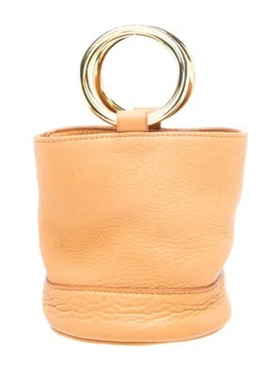 Pre-owned Simon Miller Leather Bucket Bag In Neutrals