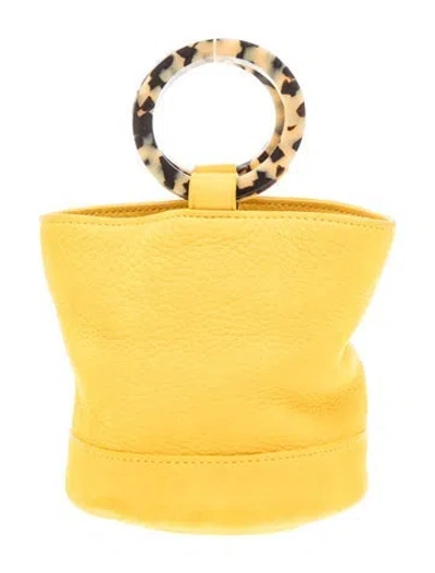 Pre-owned Simon Miller Leather Bucket Bag In Yellow